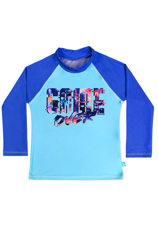 Salty Ink Boys Long Sleeve Rashvest - Arcade