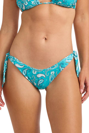 Seafolly Tie Side High Cut - Drift Club Bandana