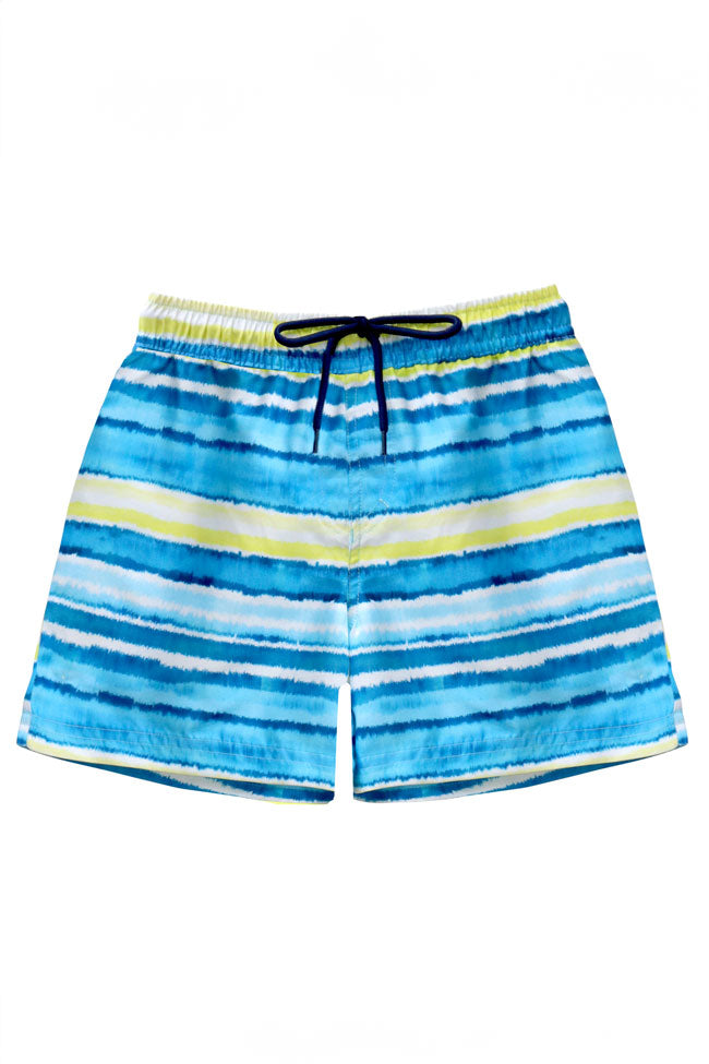 Salty Ink Boys Boardie - Shipwrecked Stripe