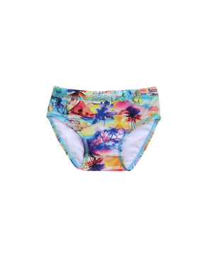 Salty Ink Little Mister Swim Pant - Miami Beach
