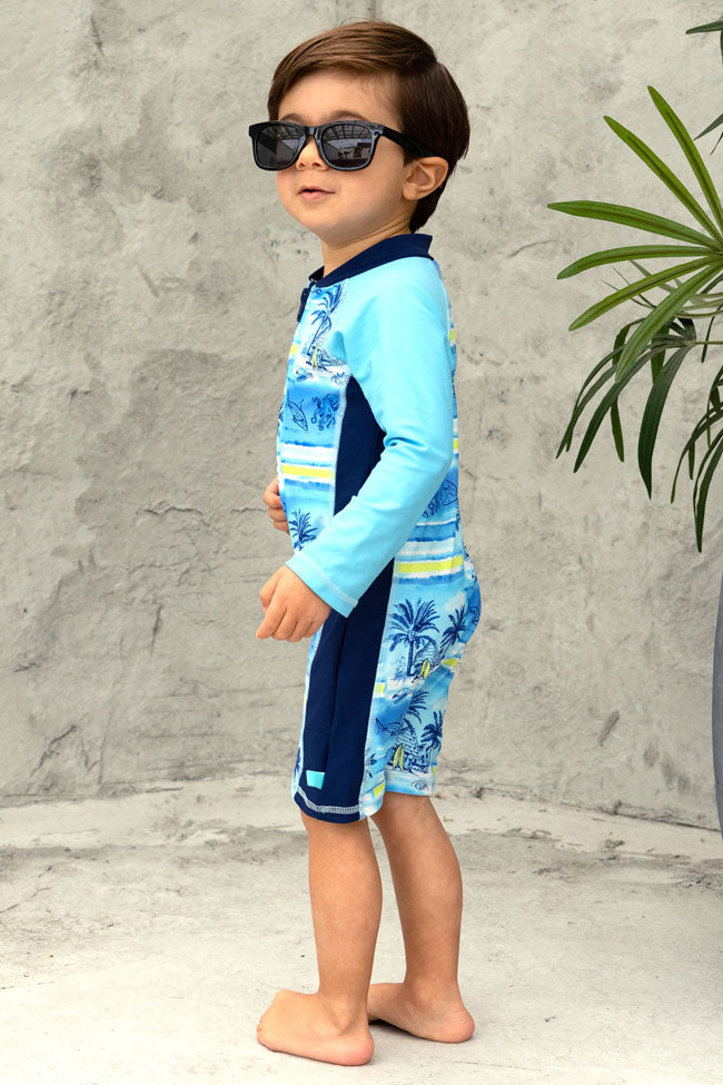 Salty Ink Boys Onesie - Shipwrecked