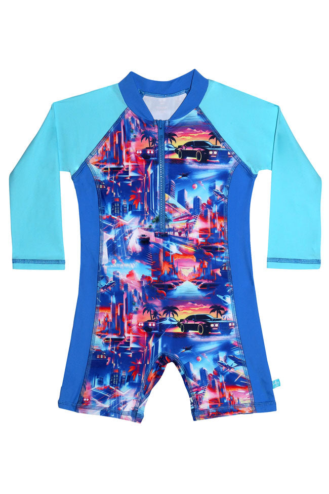 Salty Ink Boys Onesie - Arcade
