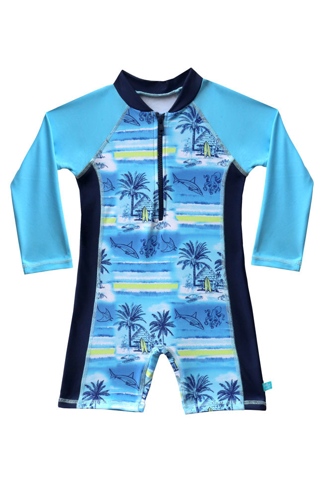 Salty Ink Boys Onesie - Shipwrecked