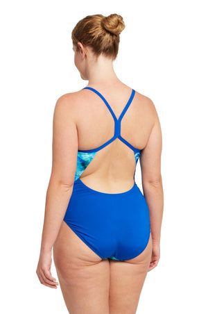 Zoggs Sprintback One Piece Women - Aqua Digital