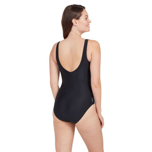Zoggs Front Crossover V back One Piece - Ecolast