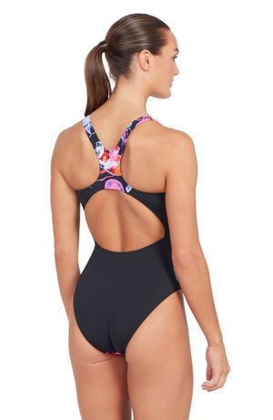 Zoggs Actionback One Piece - Sea Flowers