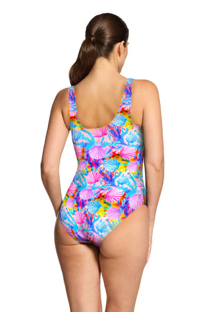 Zoggs Womens Scoop Back One Piece - Crazy Clams