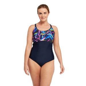 Zoggs Multiway One Piece Women - Neon Crystal