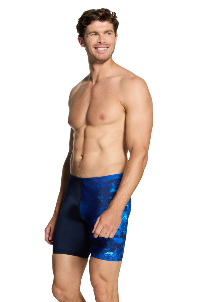 Zoggs Mens Mid Jammer - Deep Blue