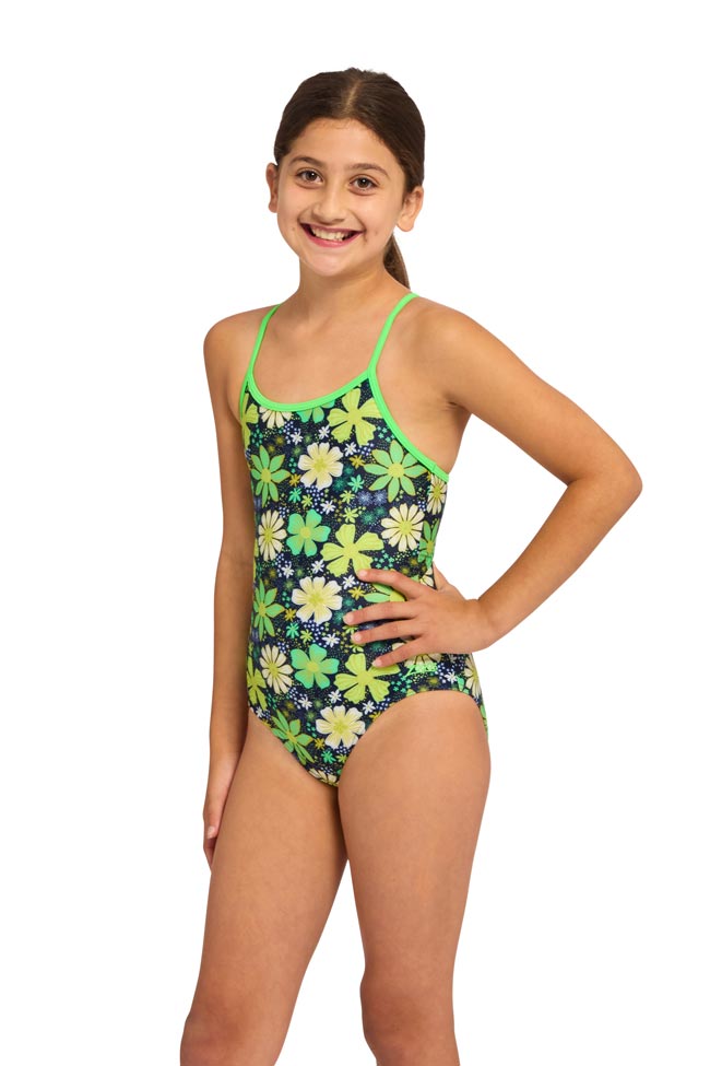 Zoggs Girls Sprintback One Piece - Boho Magic