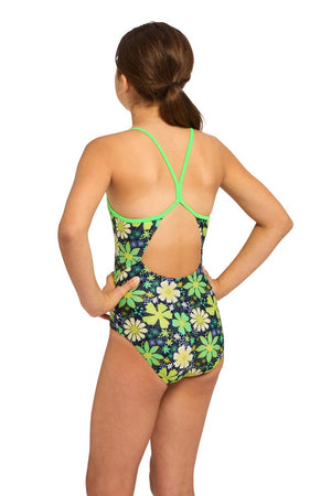 Zoggs Girls Sprintback One Piece - Boho Magic