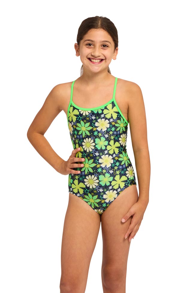 Zoggs Girls Sprintback One Piece - Boho Magic