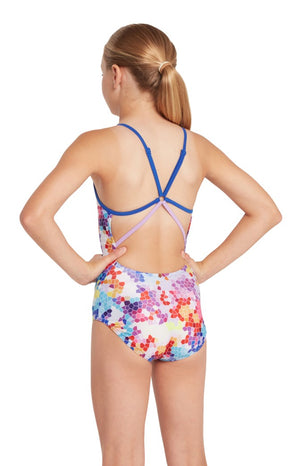 Zoggs Starback One Piece Girls - Jigsaw