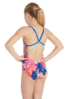 Zoggs Starback One Piece Girls - Sunset