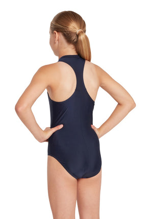 Zoggs Zip One Piece Girls - Seabird