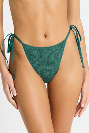 Bond-eye Anisha Brief - Bottle Green Lurex