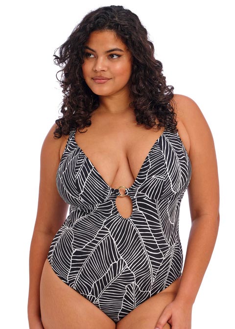Elomi Non Wired Plunge Swimsuit - Kata Beach