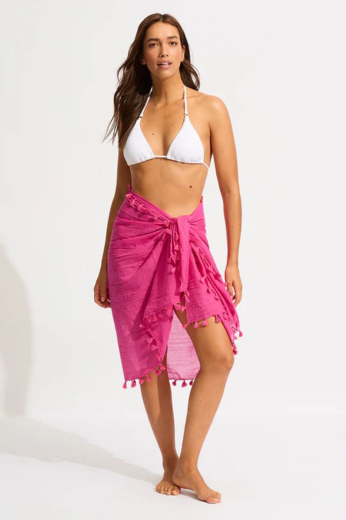 Seafolly Cotton Gauze Sarong - Beach Edit