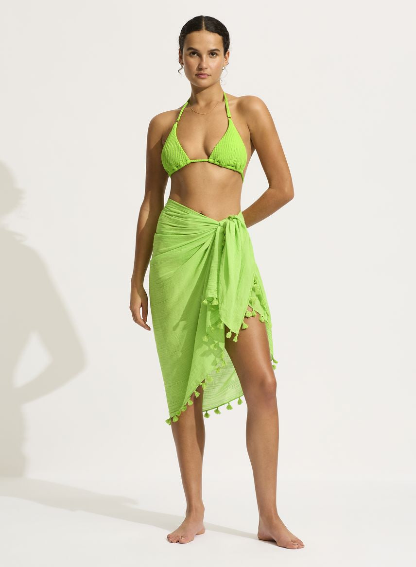 Seafolly Cotton Gauze Sarong - Beach Edit