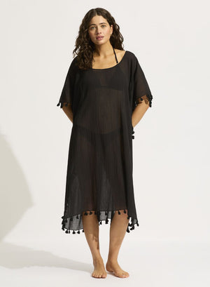 Seafolly Midi Amnesia Kaftan - Beach Edit