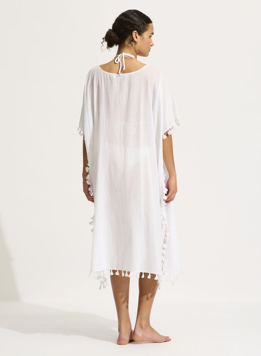Seafolly Midi Amnesia Kaftan - Beach Edit