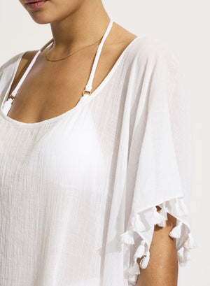 Seafolly Midi Amnesia Kaftan - Beach Edit