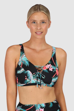 Baku E-G Lace Up Bra - Amalfi