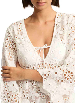Seafolly Crochet Kaftan - Beach Edit