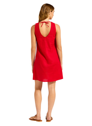 Seafolly Keyhole Front Mini Dress - Palermo