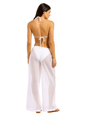 Seafolly Drawstring Lace Pant - Beach Edit