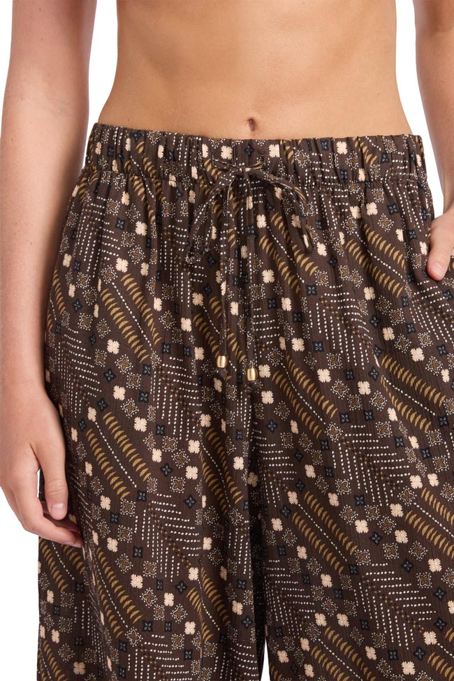 Seafolly Wide Leg Pant - Drift Club Mosiac