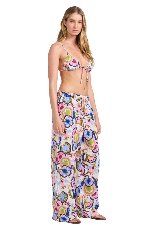 Seafolly Wide Leg Pant - Sea Blossom