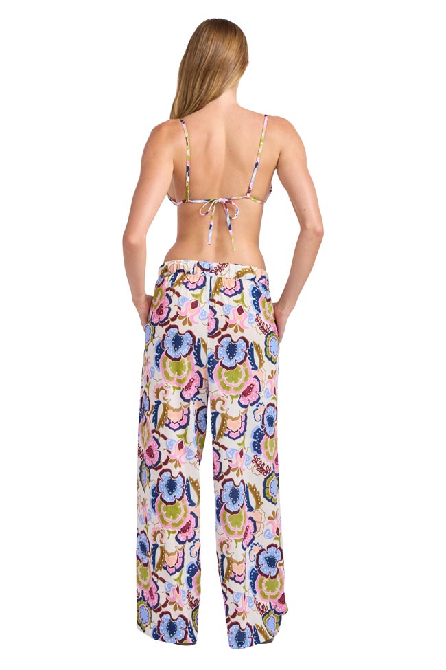 Seafolly Wide Leg Pant - Sea Blossom