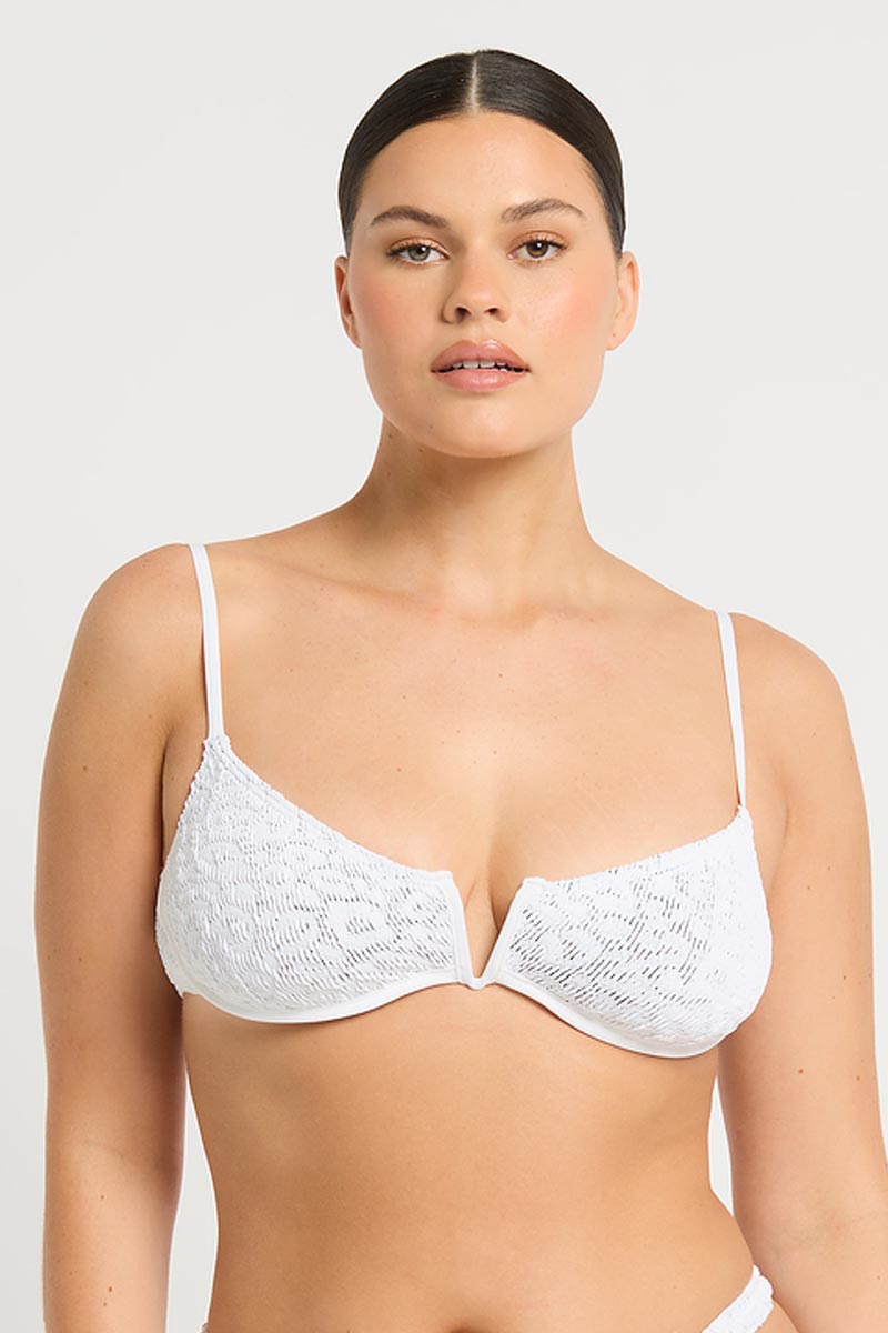 Bond-eye Nora Balconette - Optic White Leopard