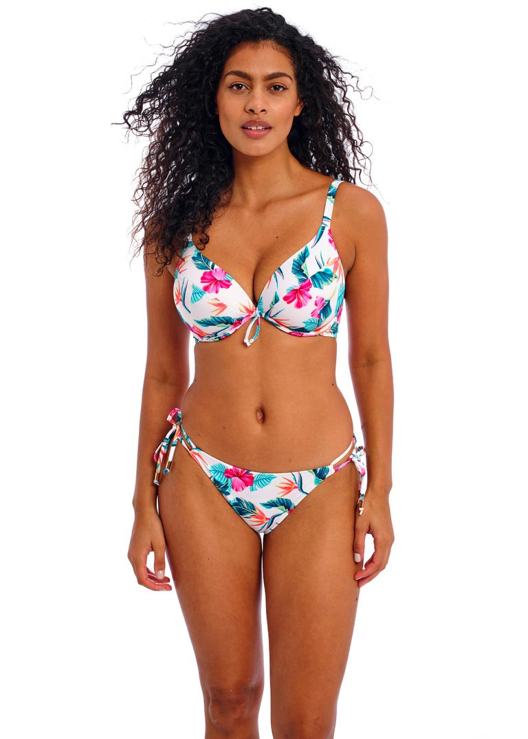 Freya Tie Side Bikini Pant - Palm Paradise