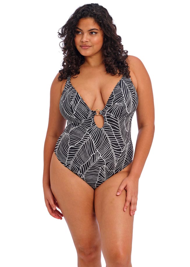Elomi Non Wired Plunge Swimsuit - Kata Beach