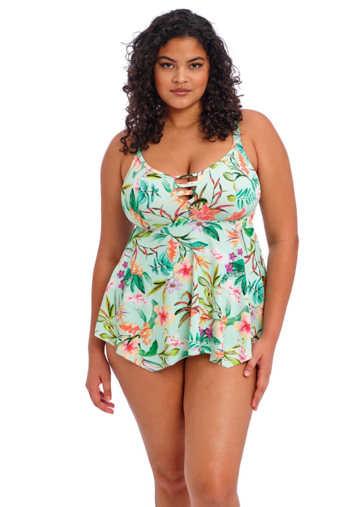 Elomi Non Wired Moulded Tankini Top - Sunshine Cove