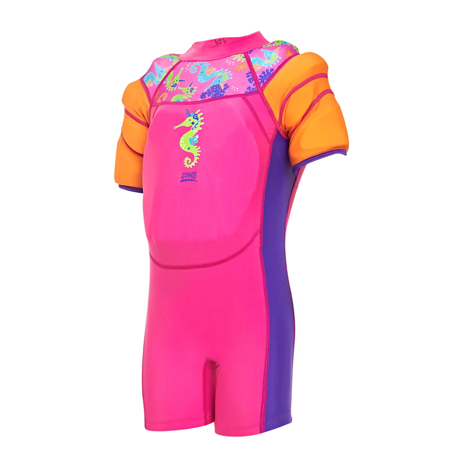 Zoggs Water Wings Floatsuit - Sea Unicorn Flower