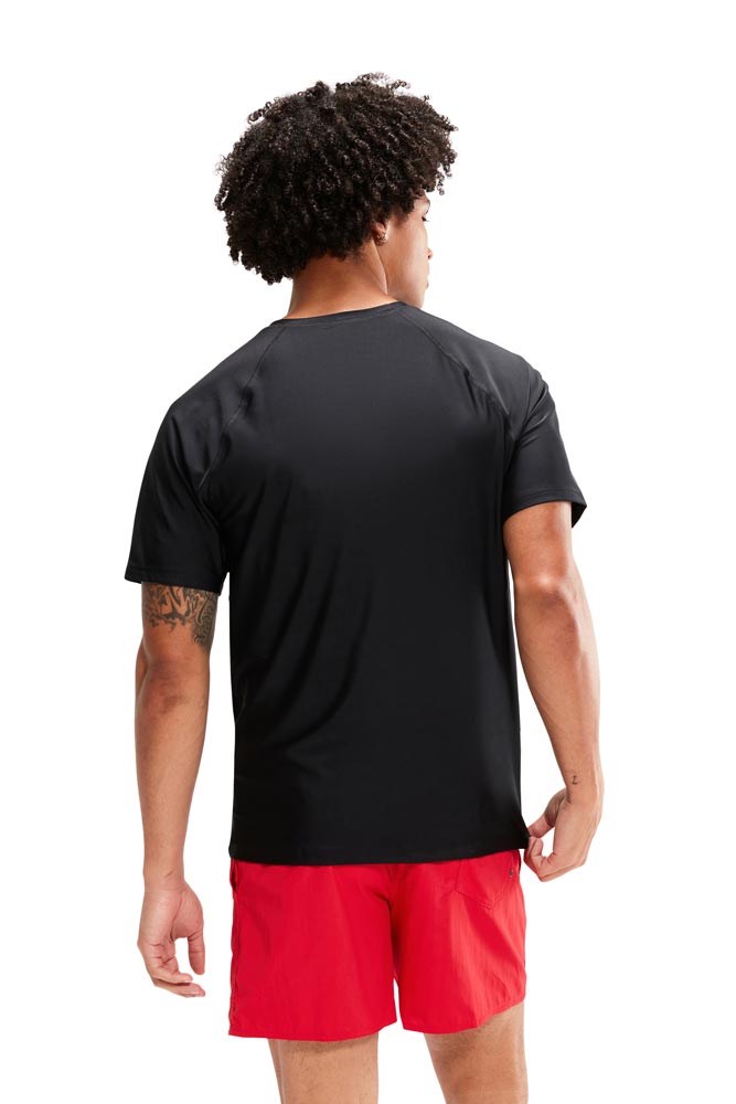 Speedo Mens Short Sleeve Swim Tee - Essentials