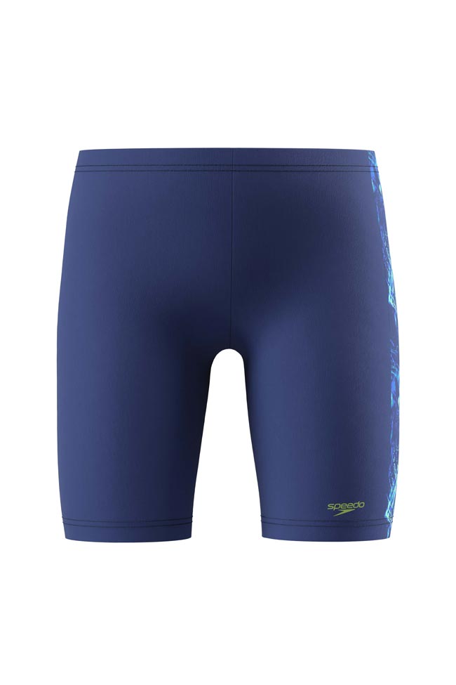 Speedo Boys Printed Panel Jammer - Voodoo Glow