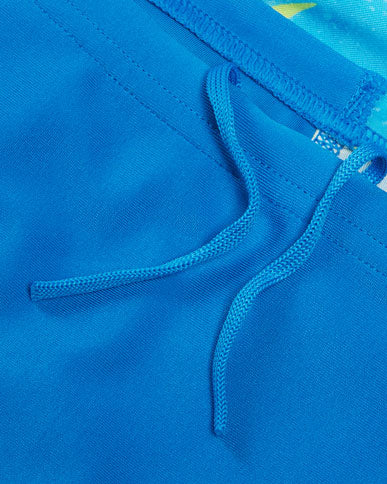 Speedo Junior Boys Digital Allover V-Cut Jammer - Punch Blue