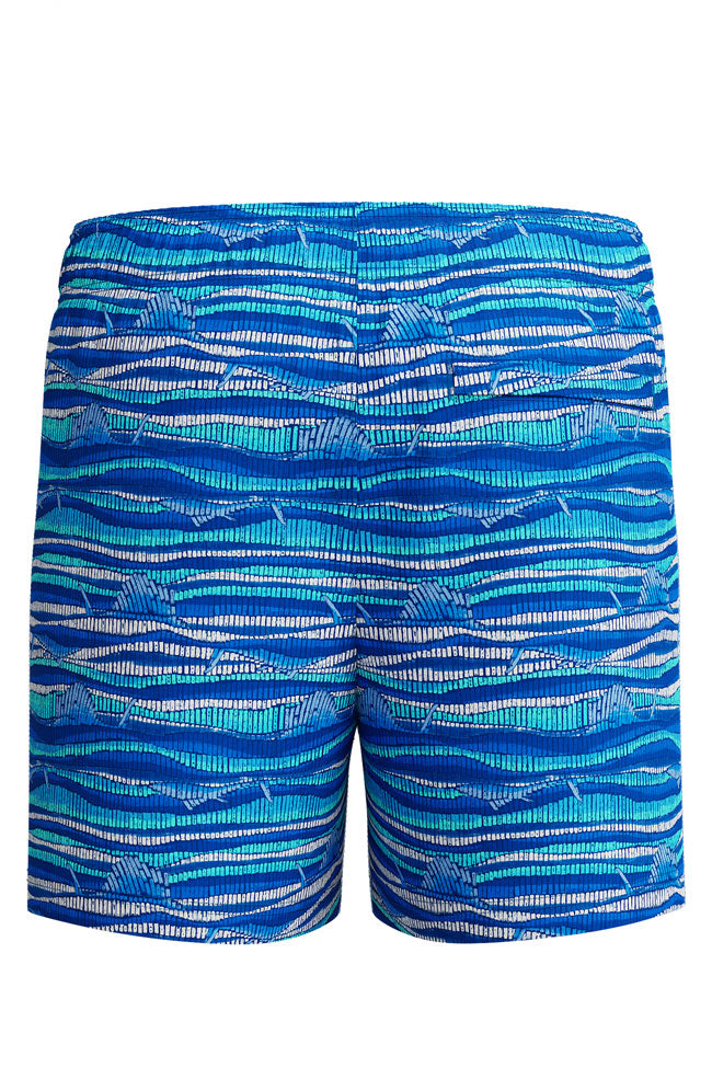 Speedo Junior Boys Lagoon Blue Print 13" Watershort