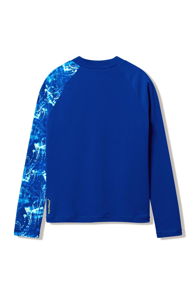 Speedo Boys Long Sleeve Printed Rashvest - Voodoo Glow