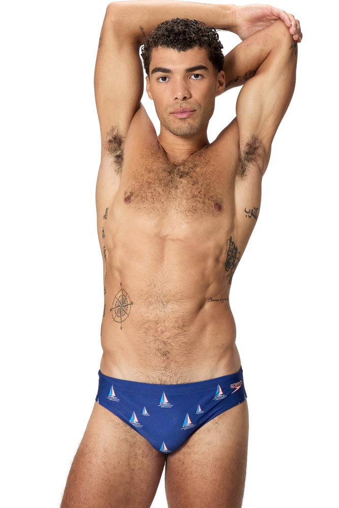 Speedo Mens Escape Brief - Sailboat