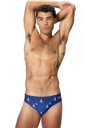 Speedo Mens Escape Brief - Sailboat