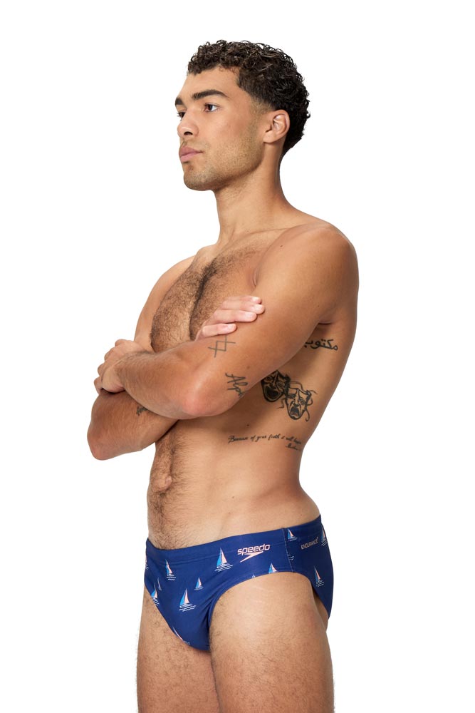 Speedo Mens Escape Brief - Sailboat