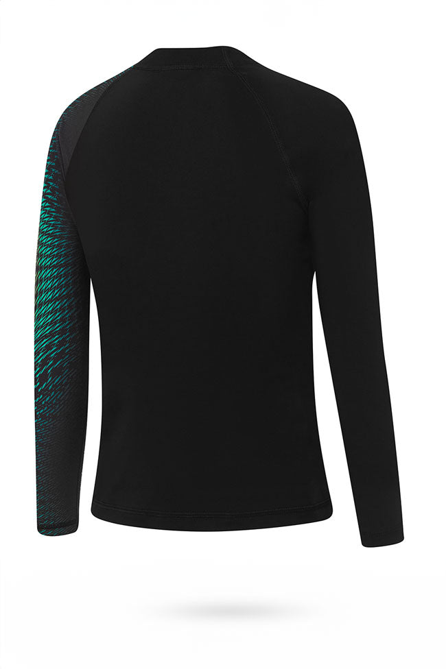 Speedo Junior Boys L/S Tech Panel Rashtop