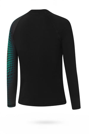 Speedo Junior Boys L/S Tech Panel Rashtop