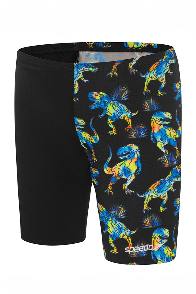 Speedo Toddler Boys Endurance+ Black/Multi Dino Jammer