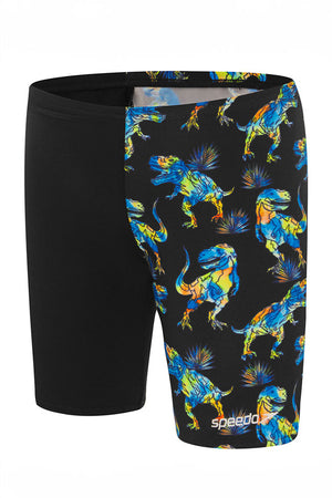Speedo Toddler Boys Endurance+ Black/Multi Dino Jammer